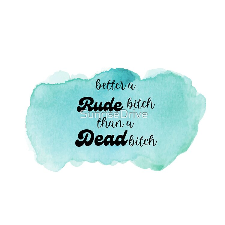 Morbid Better Rude Than Dead Tote Bag - Image 2