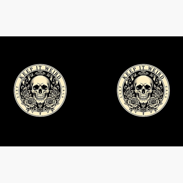 Keep It Weird Morbid Black Mug - Image 2