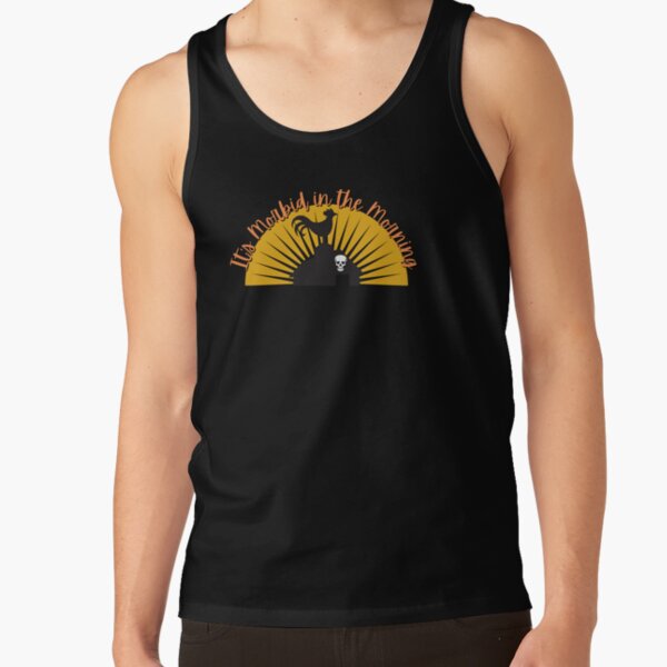 Morbid In The Morning Tank Top - Image 4