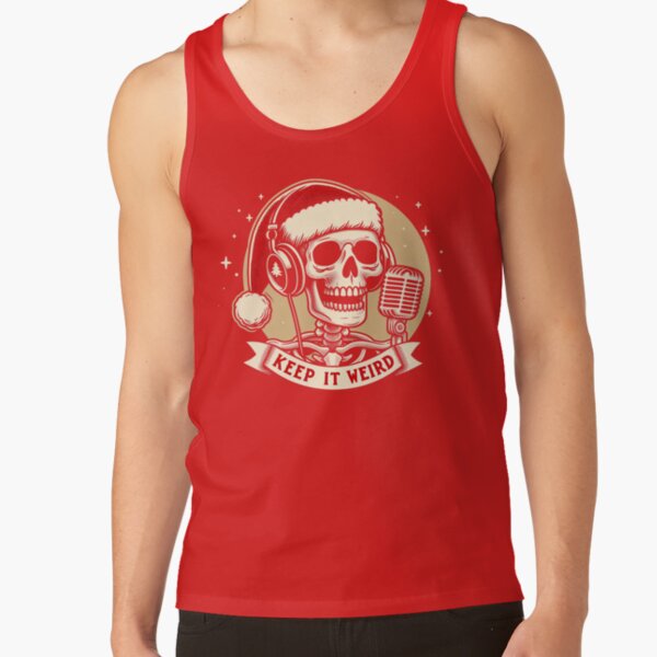 Morbid Keep It Weird Unique Tank Top - Image 2