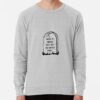 ssrcolightweight sweatshirtmensheather greyfrontsquare productx1000 bgf8f8f8 2 - Morbid Podcast Merch