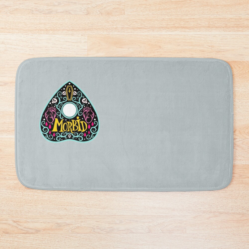 Morbid Podcast Ouija Planchette Bath Mat